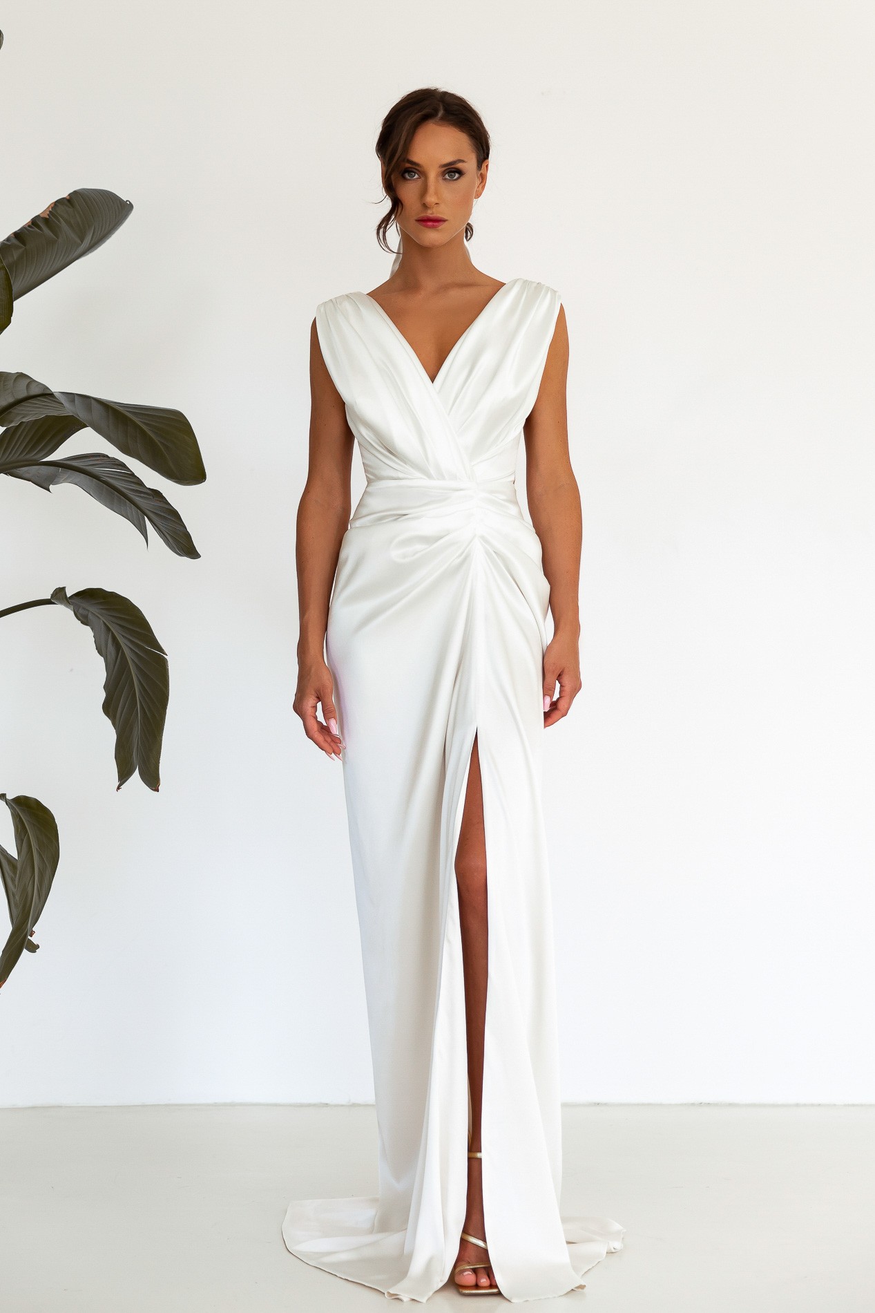 SAARAH SILK AND LACE DRESS