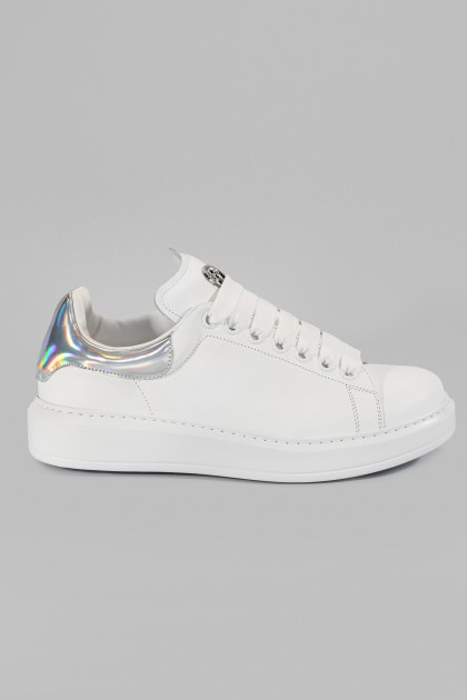 SILVER LOTUS SNEAKERS
