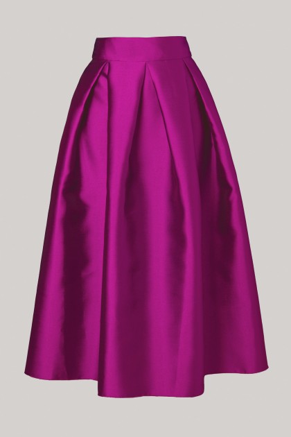 JASMINE STRUCTURED AMETHYST MIKADO SKIRT