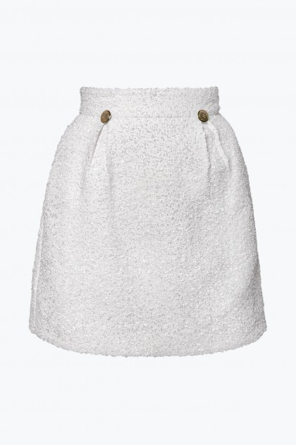 JOANNA TWEED SHORT SKIRT